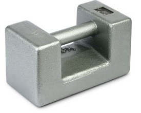 Massa certificata M1 con maniglia 10 kg acciaio inox 2