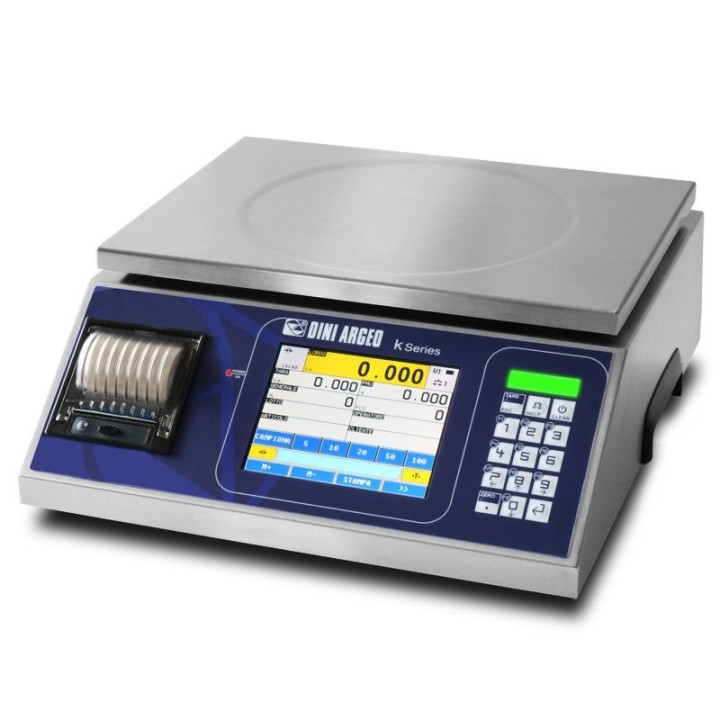 Bilancia acciaio inox touch screen TSK