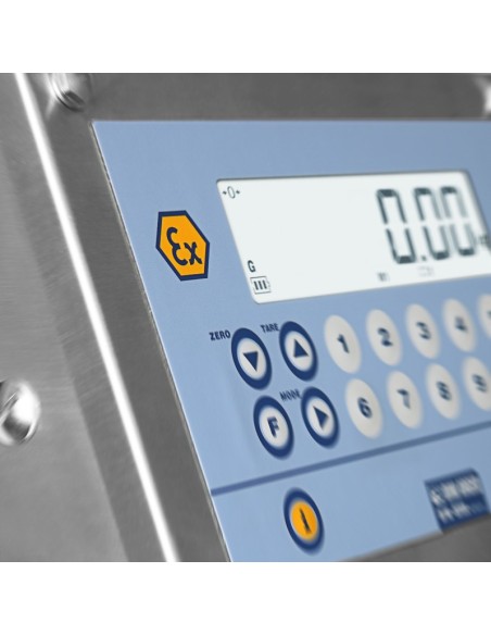 Dettaglio display Bilancia ATEX Easy Pesa 3GD