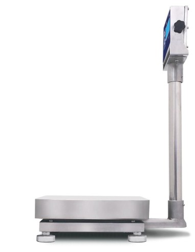 Vista laterale bilancia WBS inox