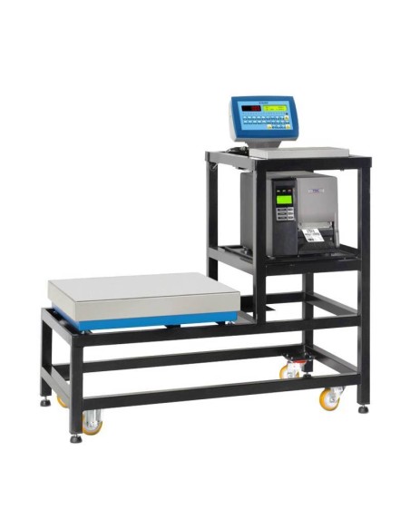 Carrello per bilancia a due piattaforme