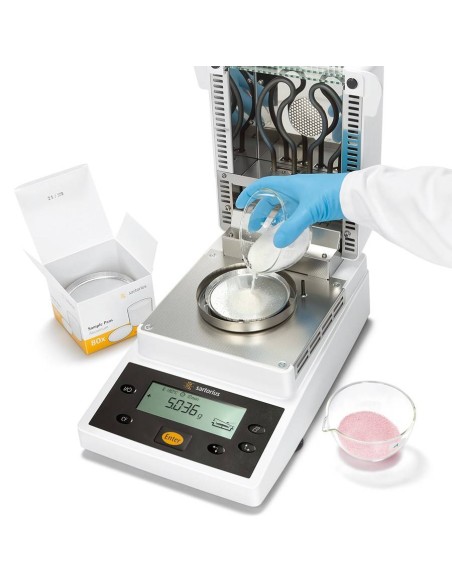 Termobilancia SARTORIUS MA35m applicazione