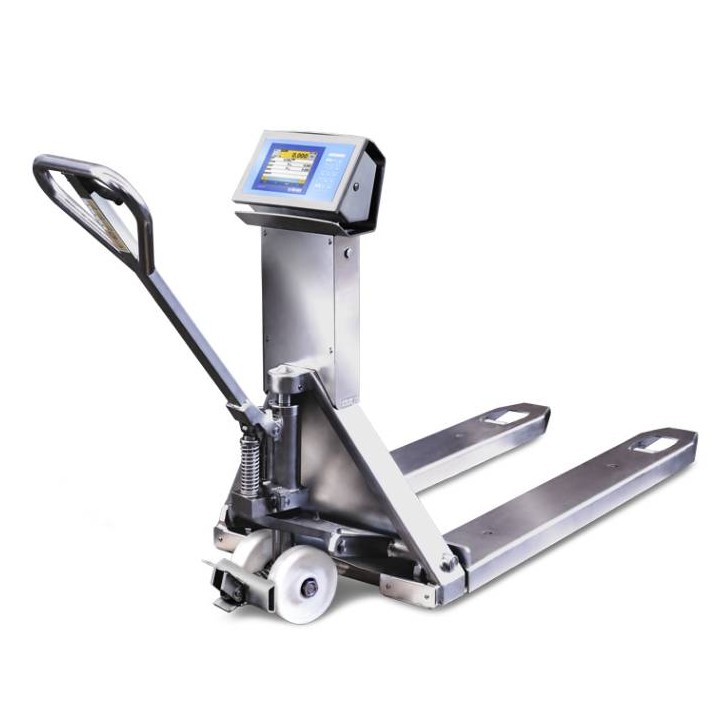 Transpallet Pesatore in acciaio inox AISI316