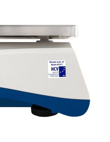 Bilancia per alimenti  ACS-T logo HCV