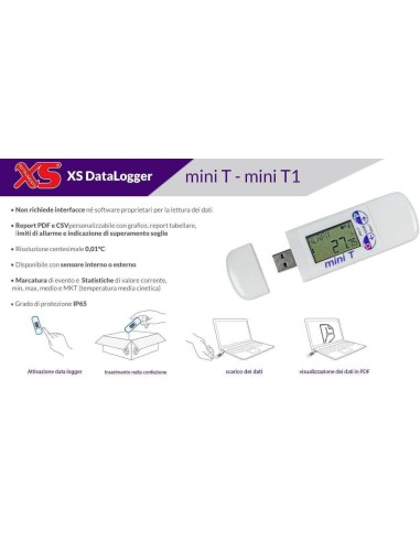 Data Logger Mini T1 con Sonda come funziona