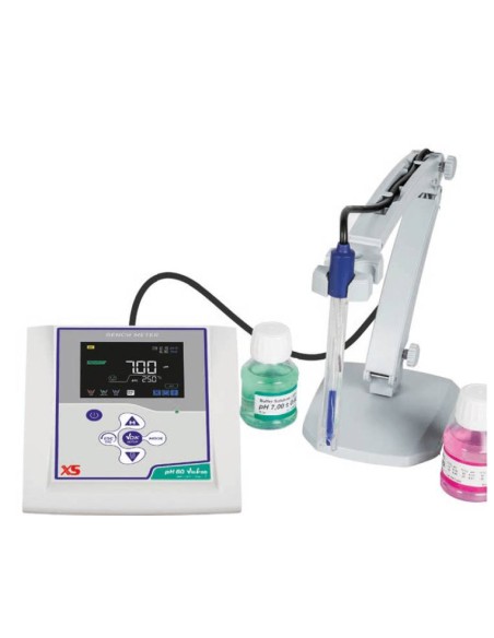 pH 60 VioLab con stativo ( di serie) ed elettrodo (non inlcuso)