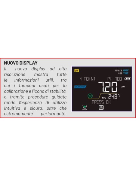 Dettaglio nuovo display PH 70 Vio