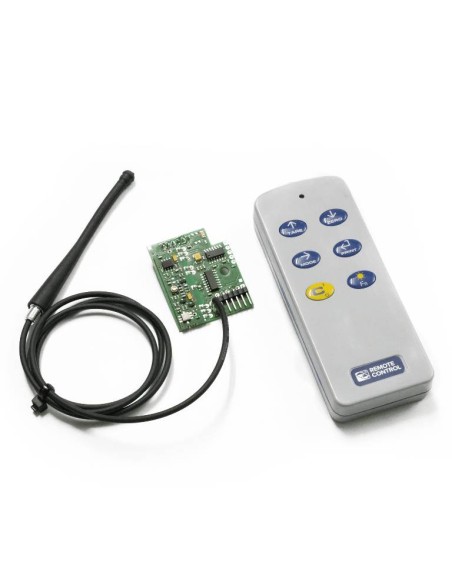 Telecomando in radiofrequenza per indicatori di peso