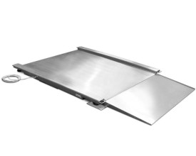 Piattaforma di pesatura AISI 304 con rampa S-LPI 2