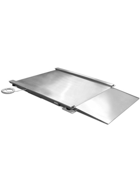 Piattaforma acciao AISI 304 a profilo ribassato