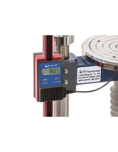 Calibro digitale a corsoio SAUTER LB montato su banco di prova