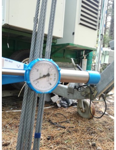 Esempio applicazione tensiometro con cavi acciaio