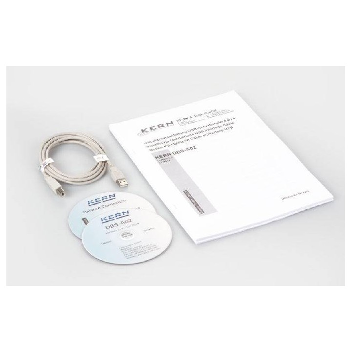 Kit interfaccia USB DBS-A02 per lo scambio dati termobilancia-PC