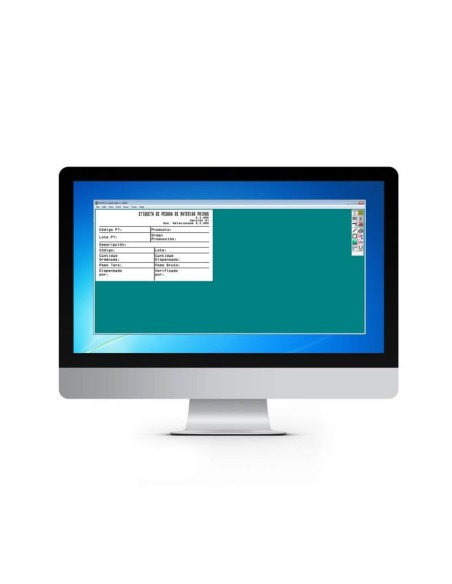 configurazione etichetta wx