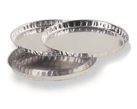 Piatti per campioni (alluminio), Ø 90 mm, confezione da 80 unità