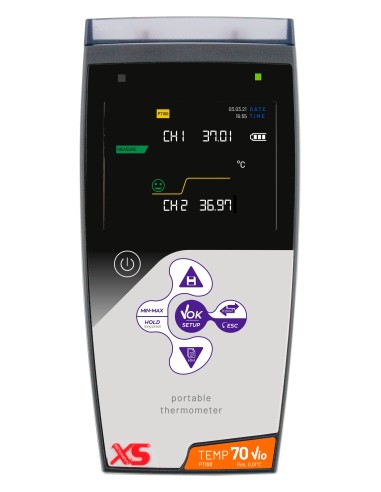Termometro con Data Logger XS TEMP 70 Pt100