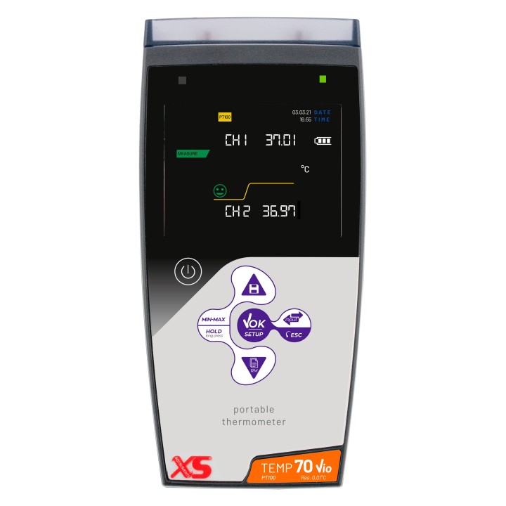 Termometro con Data Logger XS TEMP 70 Pt100