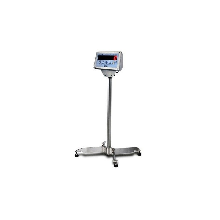 Colonna in acciaio INOX Per indicatori di peso h 917 mm