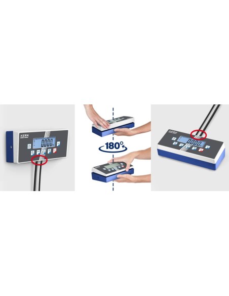 Indicatore flip/flop con deviazione cavi