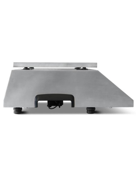 Bilancia inox KSD vista laterale e maniglie