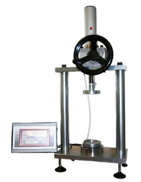 Stativo dinamometrico per collaudo molle