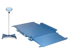 Bilancia da pavimento con rampe