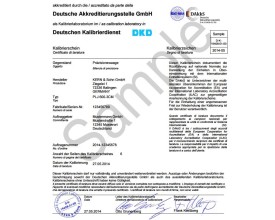 Taratura Lat DAKKS per dinamometri KERN 10 e 12 ton