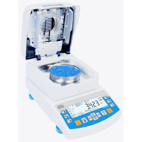 Termobilancia Radwag MA R applicazione plastiche