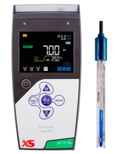 XS pH 70 Vio pHmetro portatile con Elettrodo 201 T