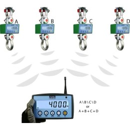 Dinamometro MCWNRF con display remoto configurabile in serie