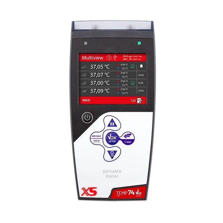 Termometro fino a 4 sonde PT100 XS TEMP 74