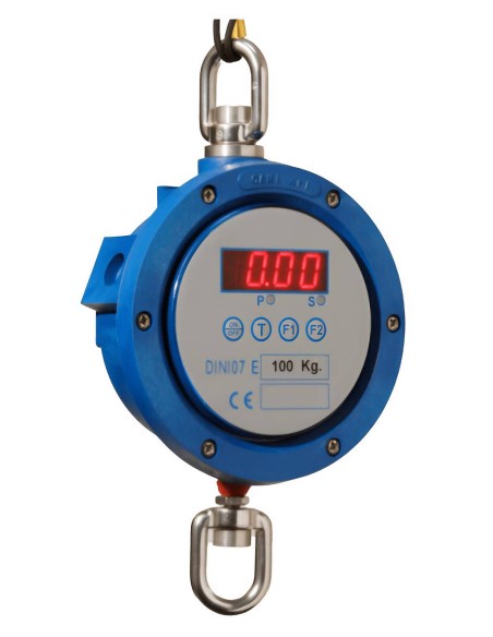 Dinamometro a trazione con golfari girevoli 107E