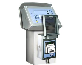 Stampante termica iTPRXTP montata su transpallet