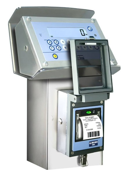 Stampante termica iTPRXTP montata su transpallet