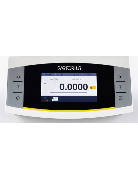 Display touch bilancia Sartorius BCA Entris® II vista lato