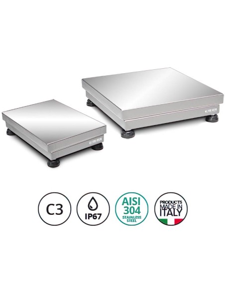 Piattaforma monocella Inox made in Italy