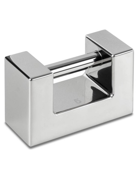 Peso inox a blocco in classe F1 con maniglia