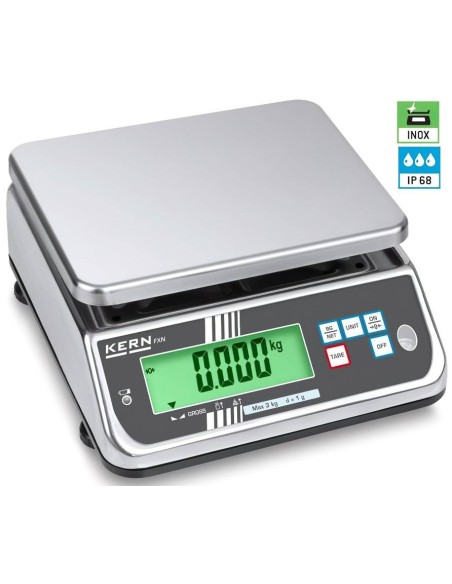 Bilancia per industria alimentare KERN FXN IP68