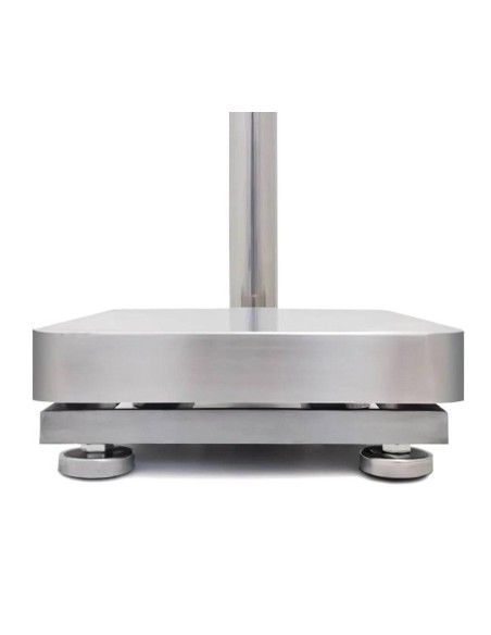 Bilancia WBS dettaglio piatto e pedini inox