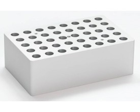 Blocco con 40 fori per provette da 1,5 ml