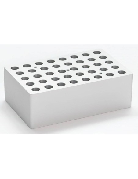 Blocco con 40 fori per provette da 1,5 ml