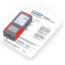 Certificato di taratura ISO per TRAZIONE  su dinamometri fino a 500 newton