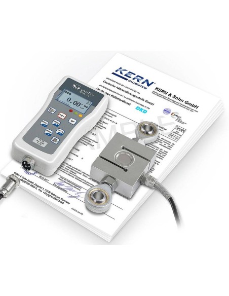 Certificato di taratura ISO COMPRESSIONE su dinamometri 10kN e 20 kN