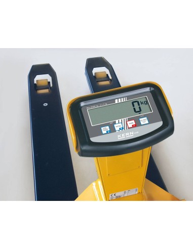 Transpallet pesatore Kern VHB vista display