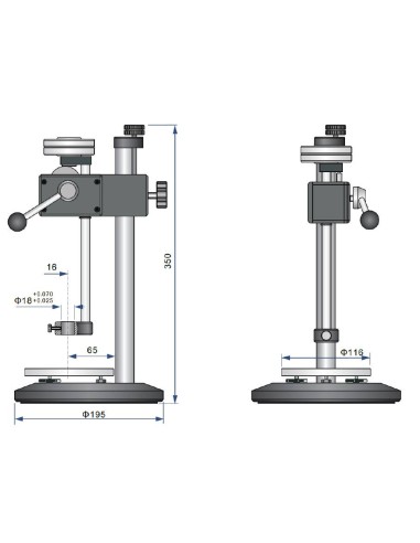 Banco di prova Shore TI-HEA dimensioni