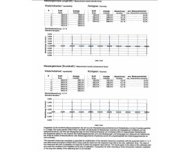 Certificato di taratura ISO per COMPRESSIONE 25kN - 50kN 2