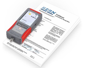 Certificato di taratura ISO per COMPRESSIONE 25kN - 50kN