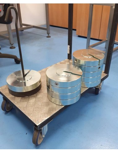 Masse a disco ed asta portapesi realizzati su misura