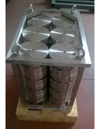 Mass Porta Pesi inox con aggancio