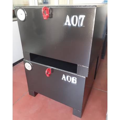 Masse campione da 500 kg, 1000 kg e 2000 kg impilabili